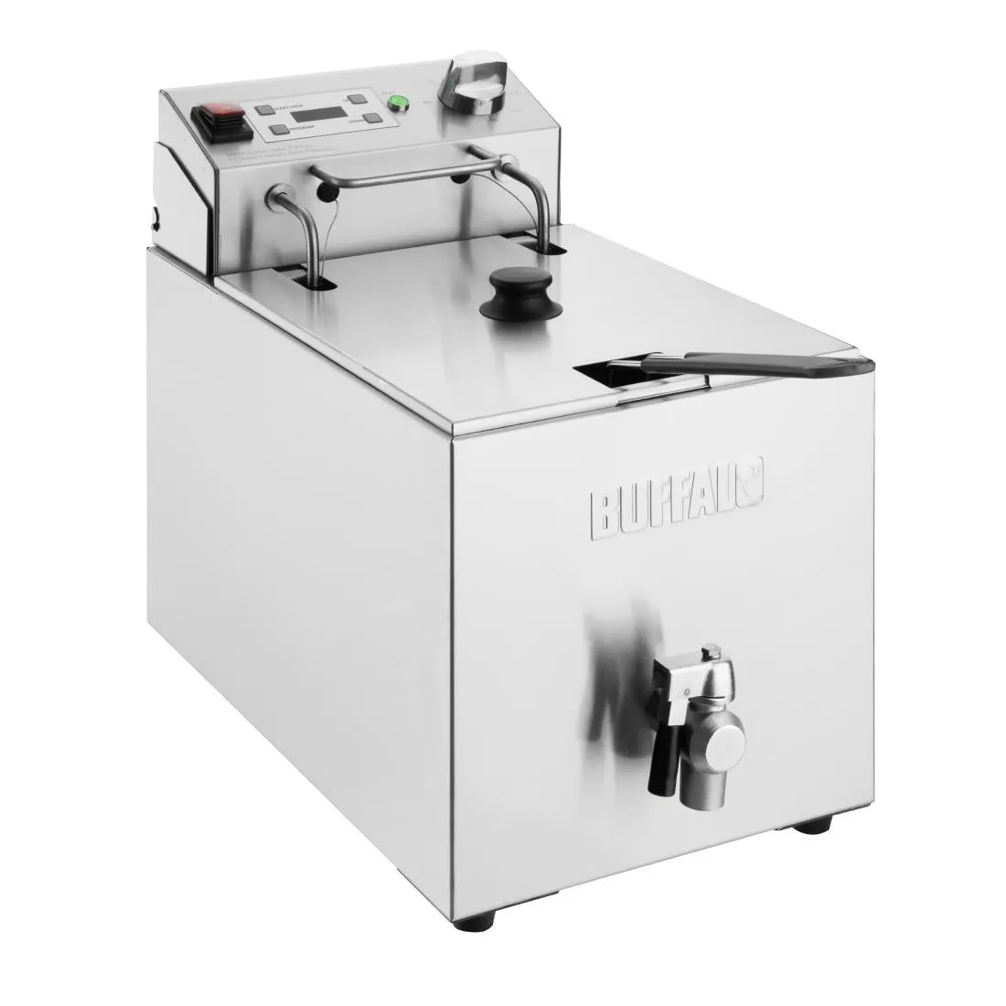 CU620 Buffalo Single Electric Fryer with Timer 8Ltr