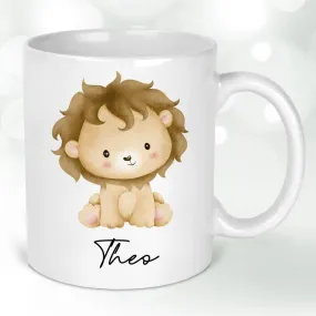 Custom Kids Mug with Zoo Animals - Ideal for Birthdays & Christmas