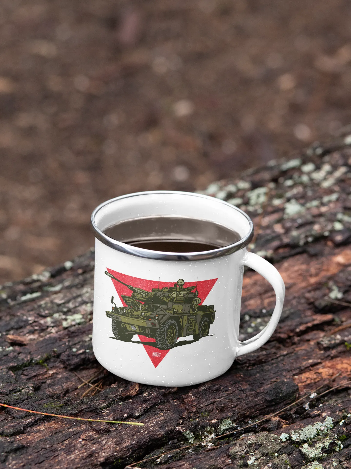 CVR FOX TANK ENAMEL MUG