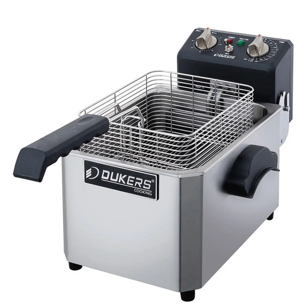 DCF10E 10lb One Basket Electric Countertop Fryer