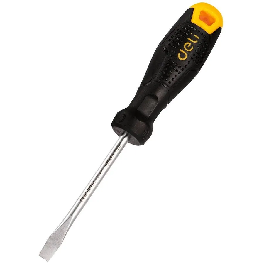 Deli Sloted Screwdriver Comfortable Handle SL3x150mm