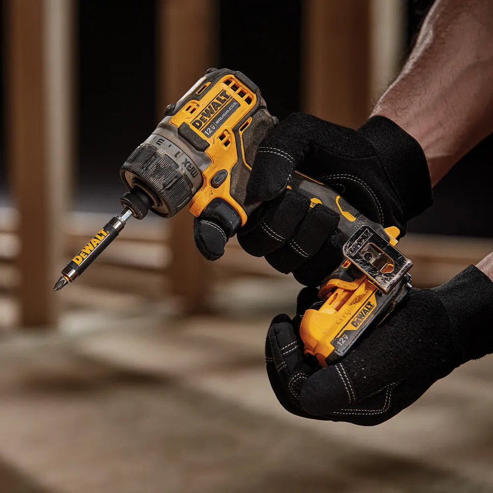 DeWALT DCF601F2 12V MAX XTREME Brushless 1/4 Inch Cordless Screwdriver Kit