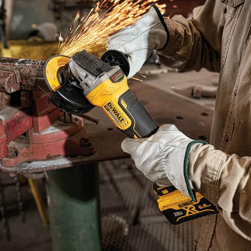 DeWALT DCG413R2 20V MAX XR 4-1/2-Inch Cordless Brushless Angle Grinder Kit