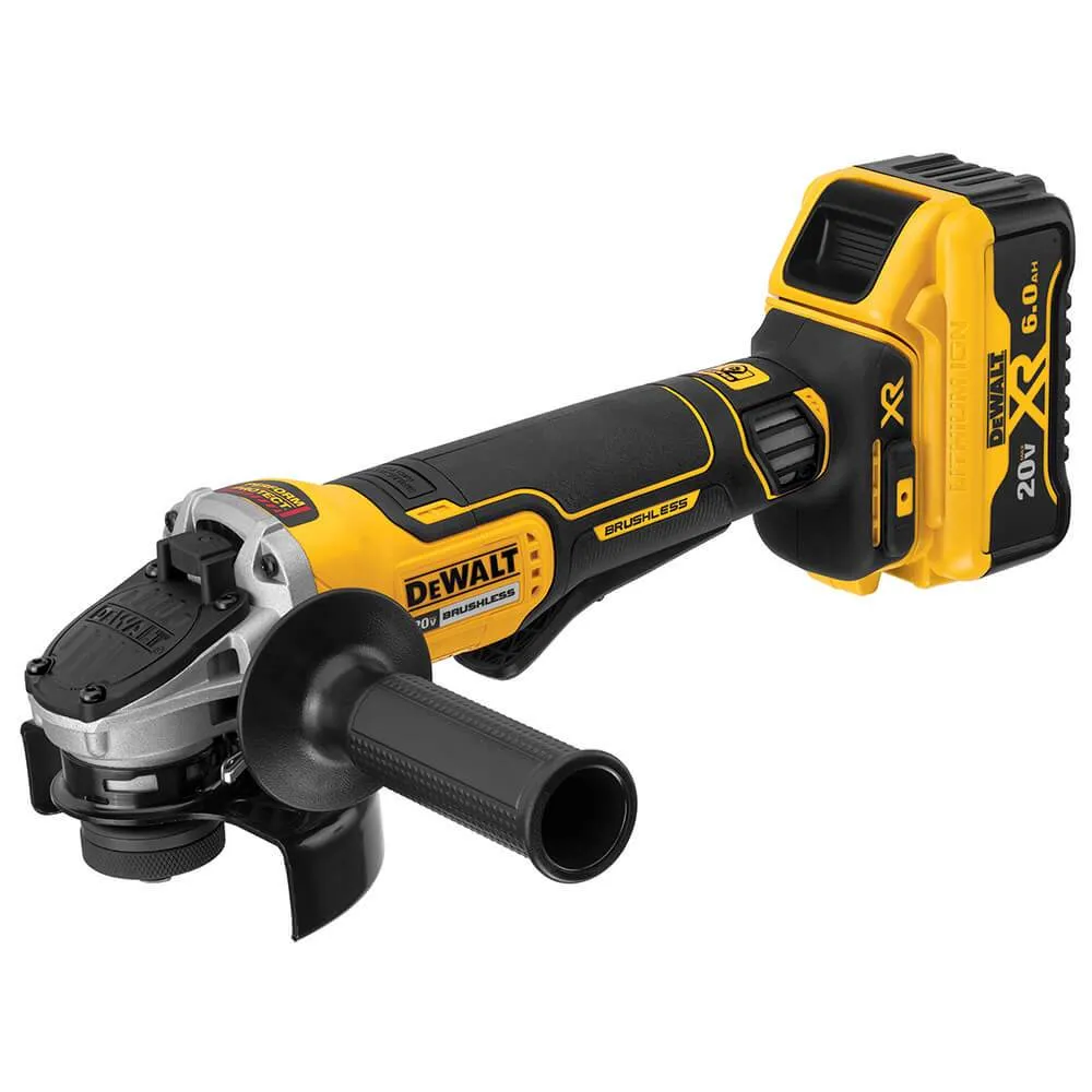 DeWALT DCG413R2 20V MAX XR 4-1/2-Inch Cordless Brushless Angle Grinder Kit