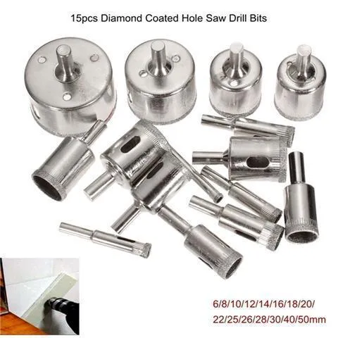 Diamond Hole Saw Drill Bit Set