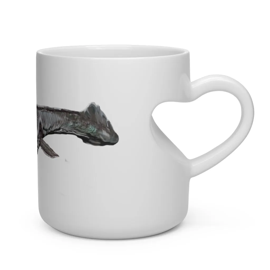 Dino Sea Creature Heart Shape Mug