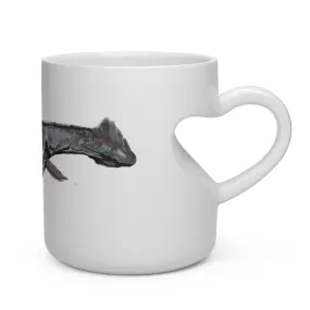 Dino Sea Creature Heart Shape Mug