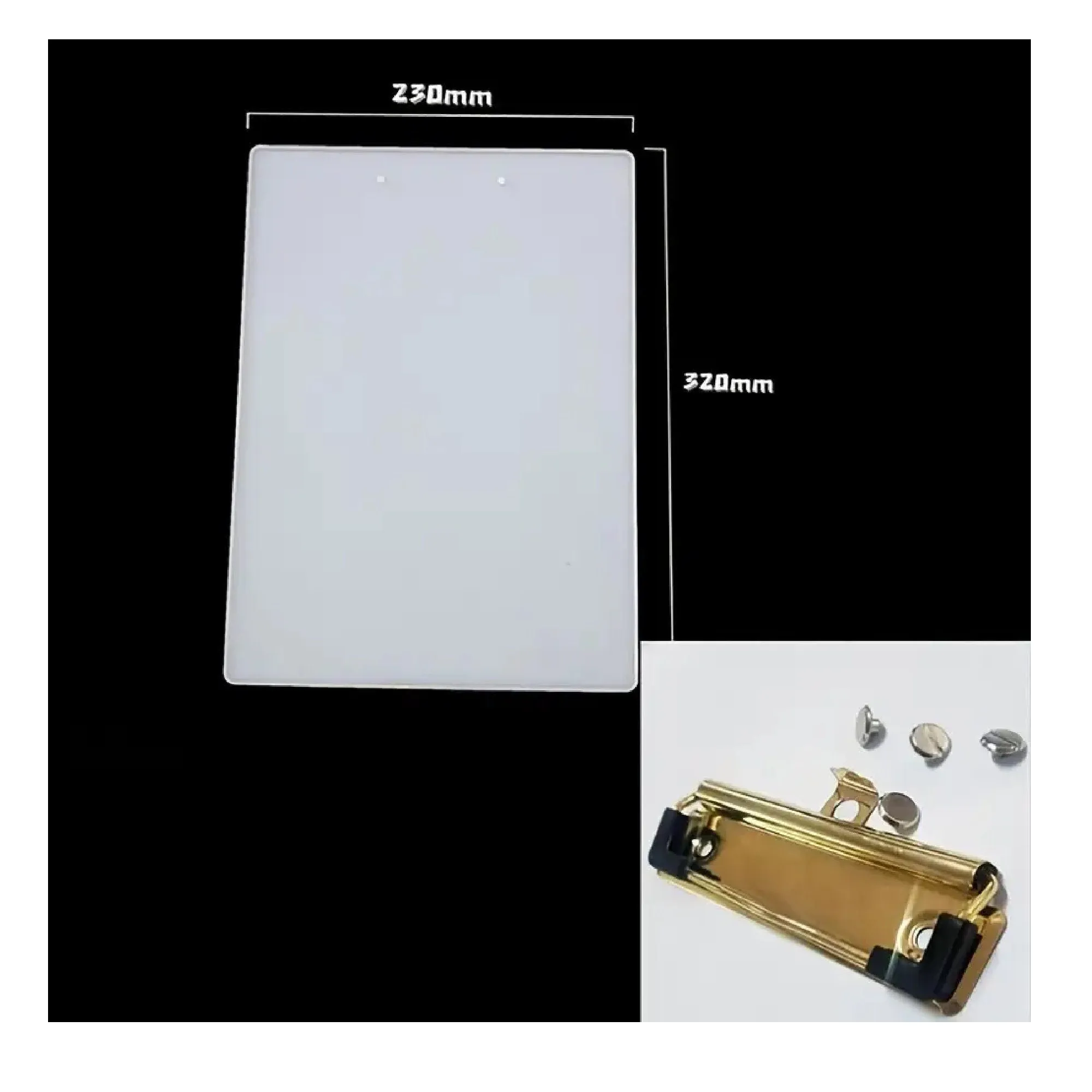 DIY Crystal Drop Glue Resin Folder Drawing Board Mirror Silicone Mold Stationery Home