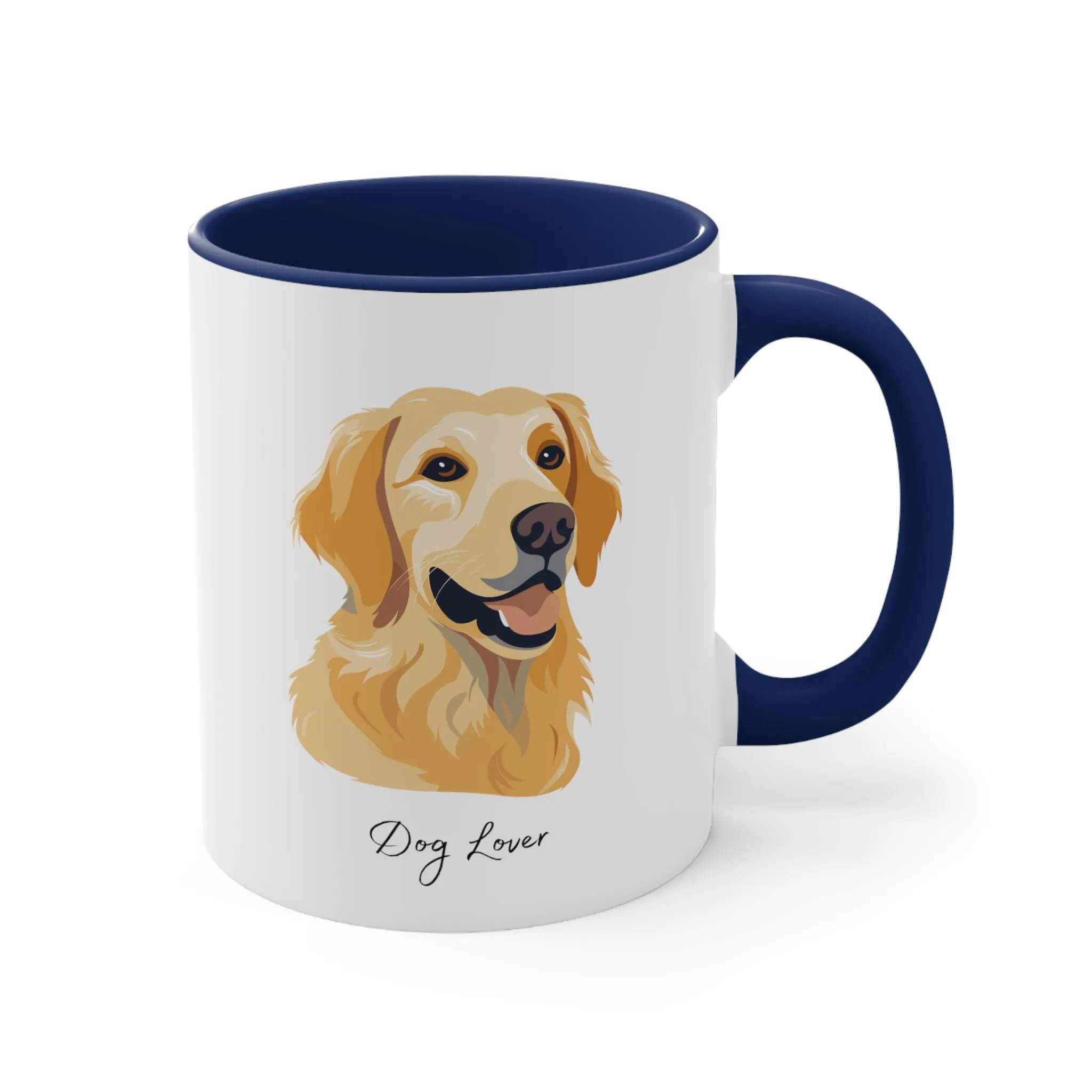 Dog Lover Retriever Coffee Mug, 11oz in Multi Colors