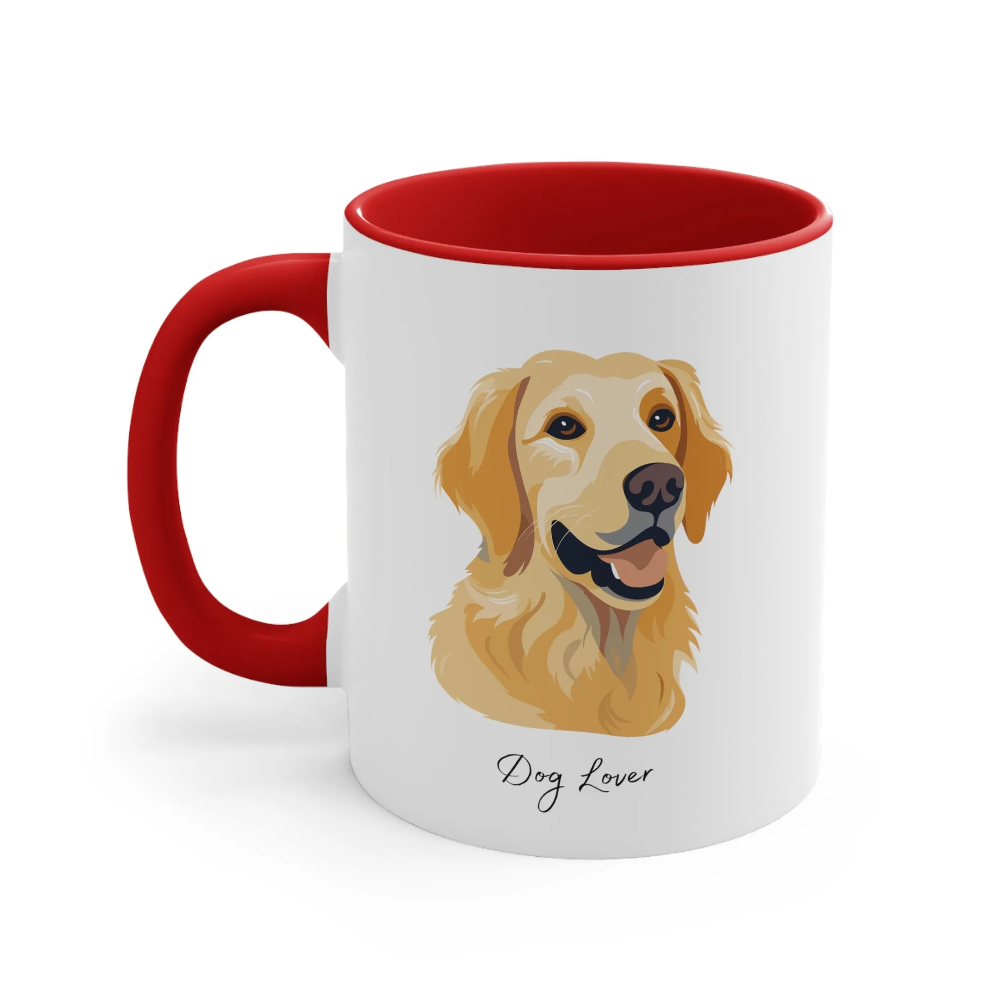 Dog Lover Retriever Coffee Mug, 11oz in Multi Colors