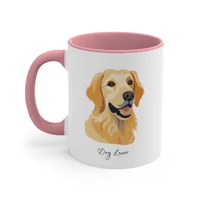 Dog Lover Retriever Coffee Mug, 11oz in Multi Colors