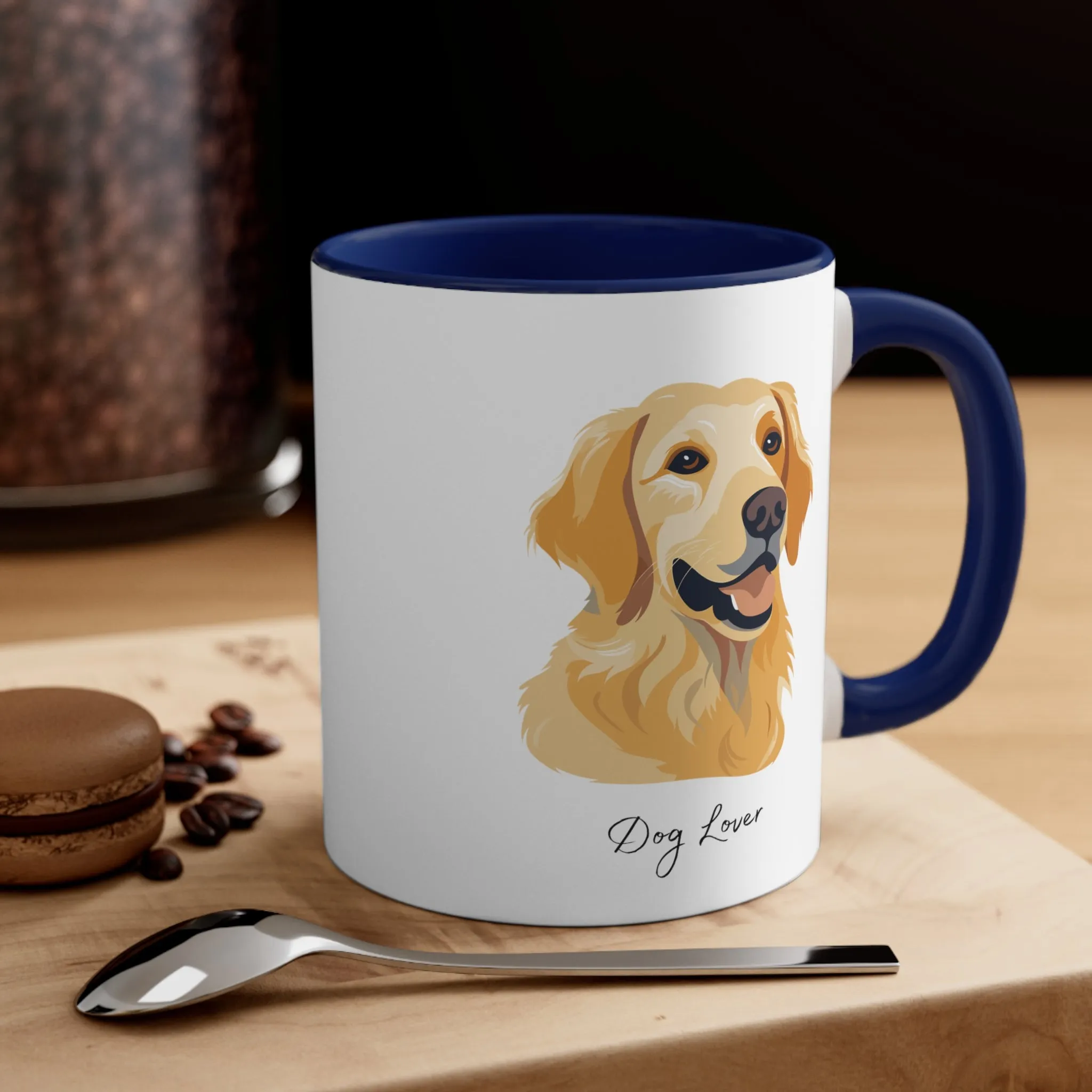 Dog Lover Retriever Coffee Mug, 11oz in Multi Colors