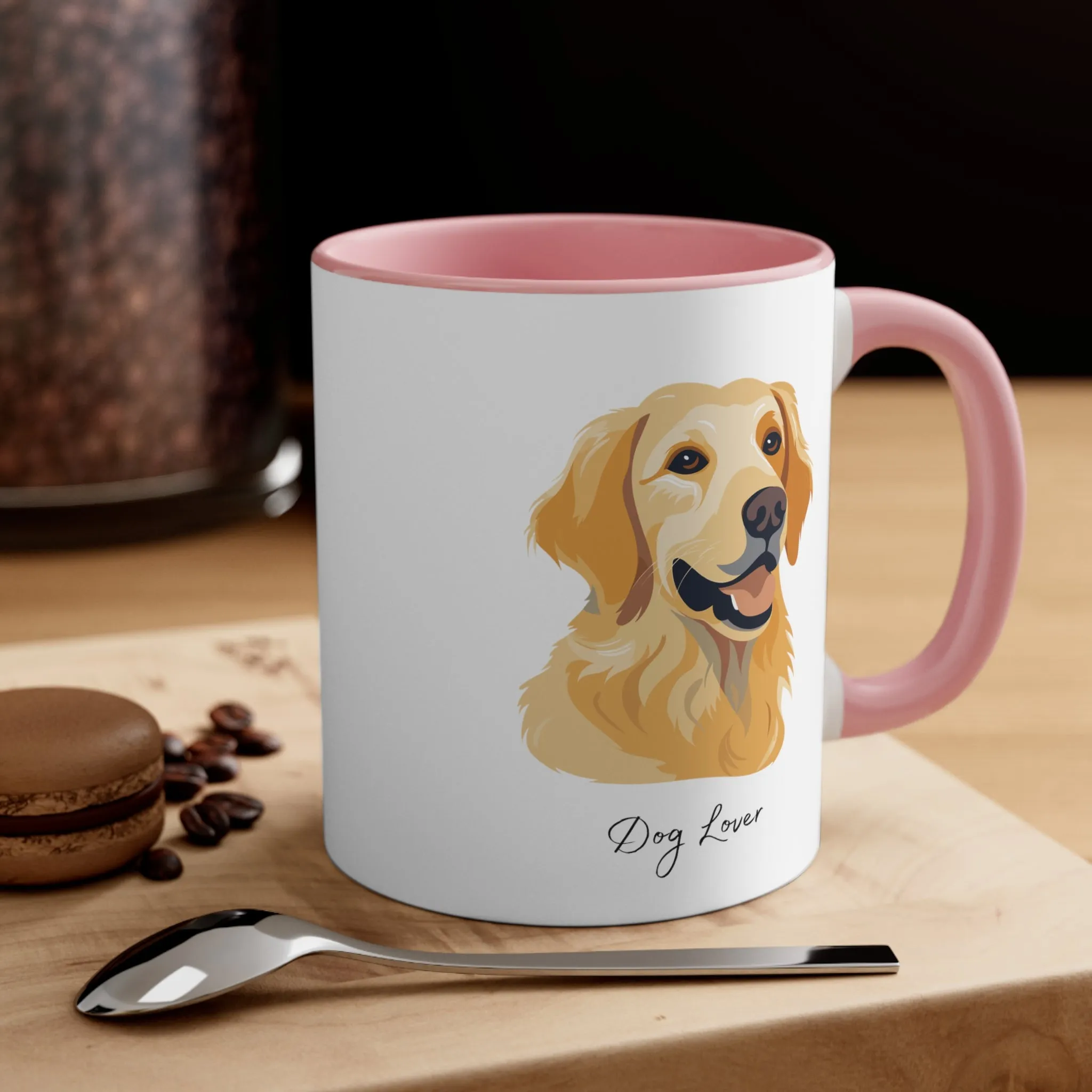 Dog Lover Retriever Coffee Mug, 11oz in Multi Colors