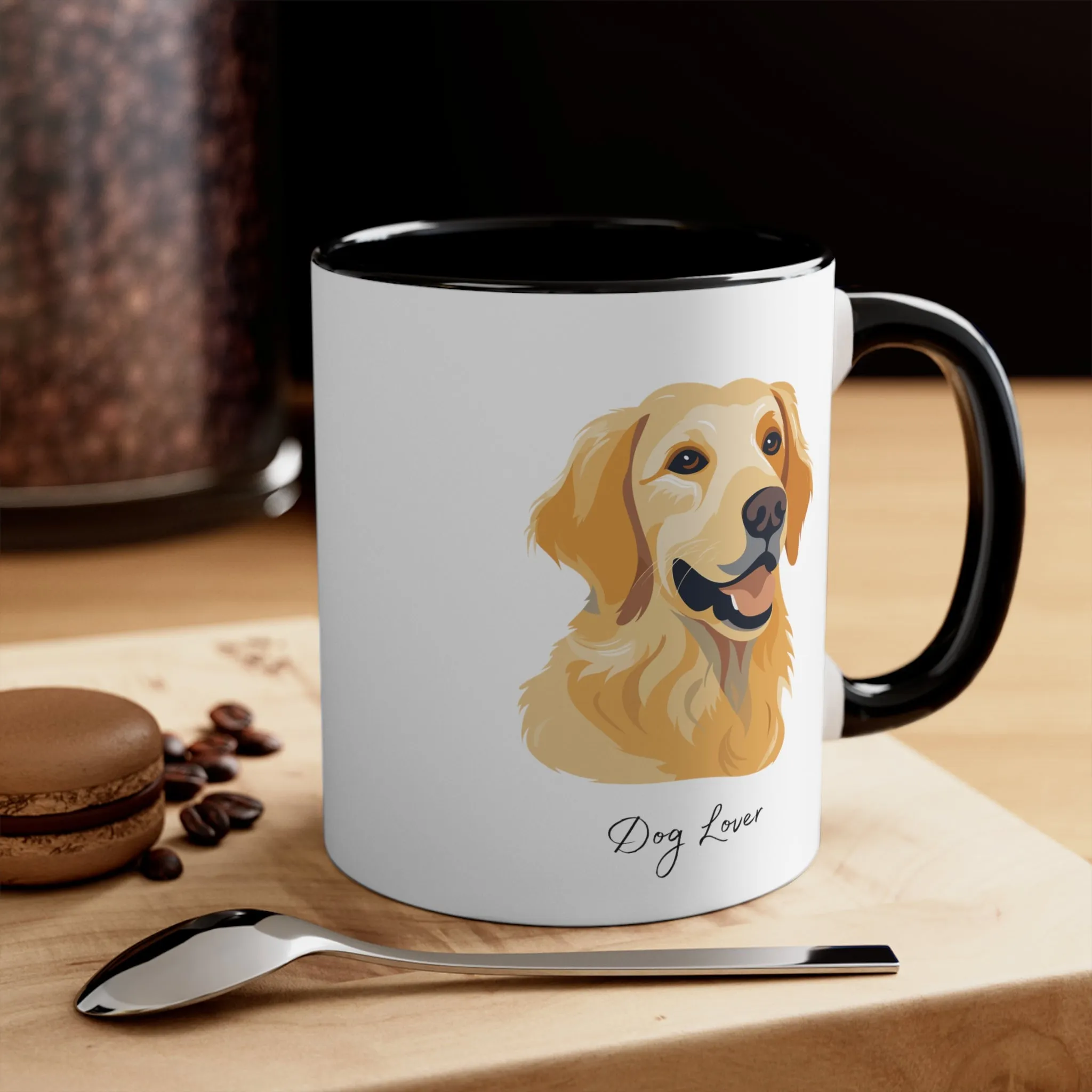 Dog Lover Retriever Coffee Mug, 11oz in Multi Colors