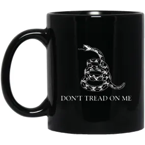 Dont Tread On Me 11 oz. Black Mug