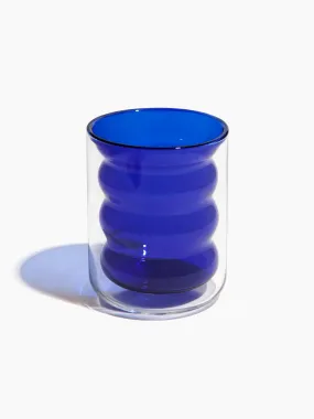 Double Wall Groovy Cup: Blue