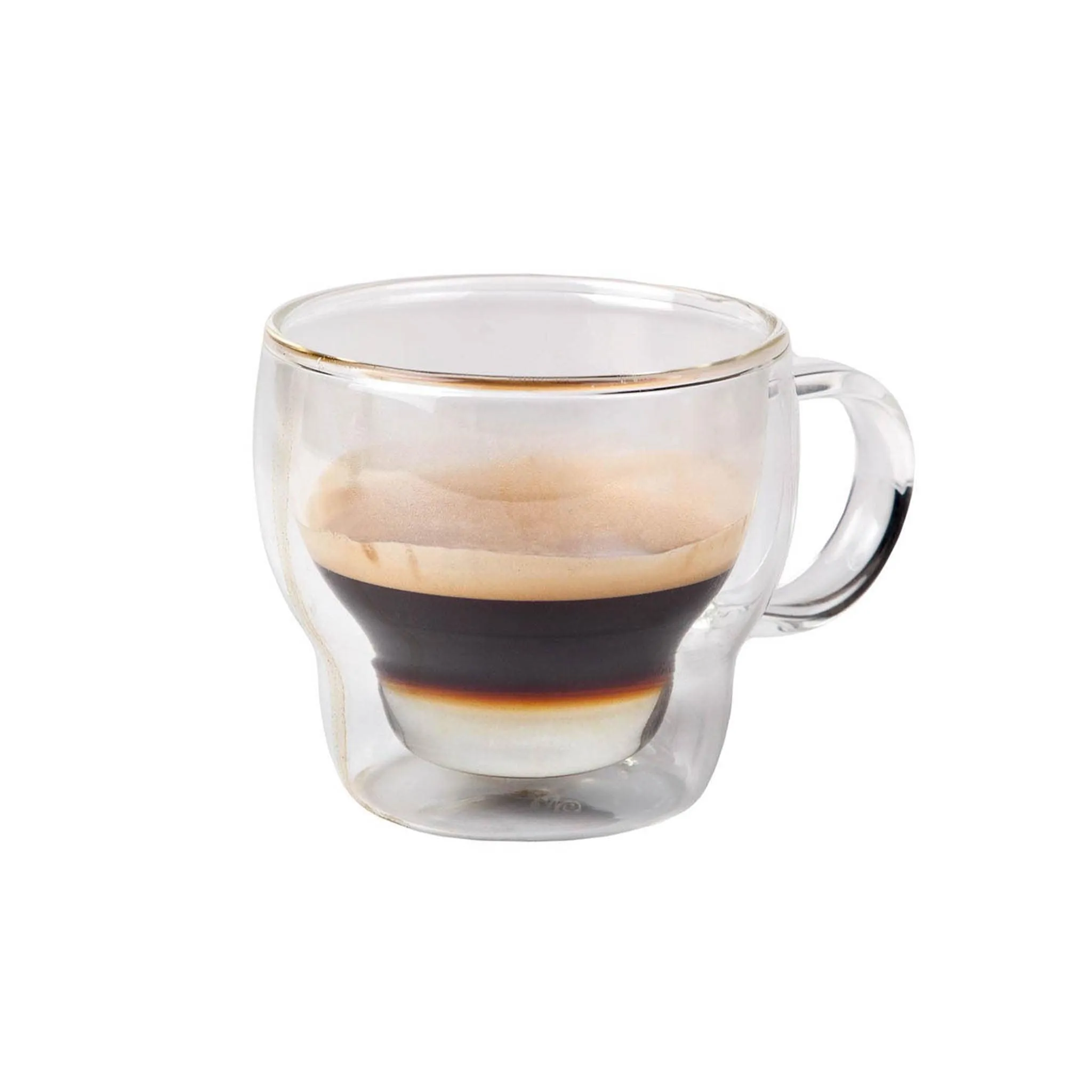 Double-Walled Borosilicate Glass Cappuccino Cup, 230ml