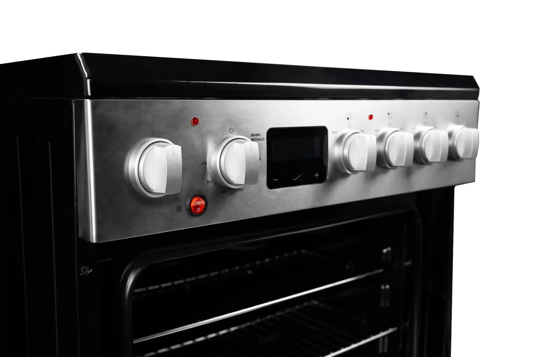 DRCA240BSS Danby 24-in TruAirFry Smooth top Slide-in Electric Range in Stainless Steel