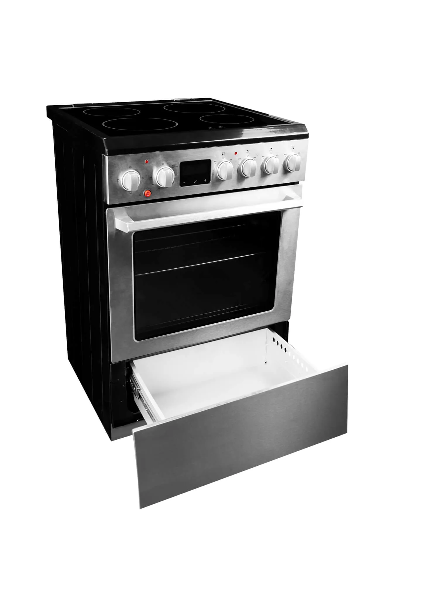 DRCA240BSS Danby 24-in TruAirFry Smooth top Slide-in Electric Range in Stainless Steel