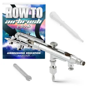 Dual-Action 5cc Gravity-Feed Airbrush Set with MAC Valve - .2mm Nozzle