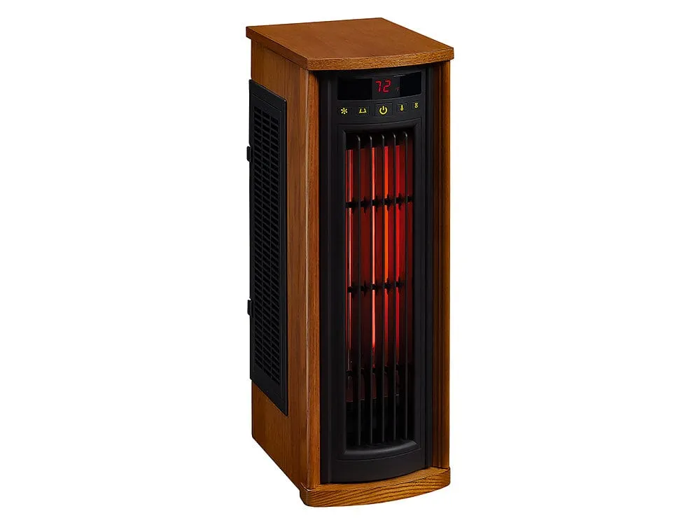 Duraflame Infrared 1,000 Sq. Ft. Tower Power Heater in Oak -  5HM8000-O142D