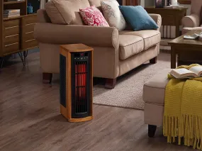 Duraflame Infrared 1,000 Sq. Ft. Tower Power Heater in Oak -  5HM8000-O142D