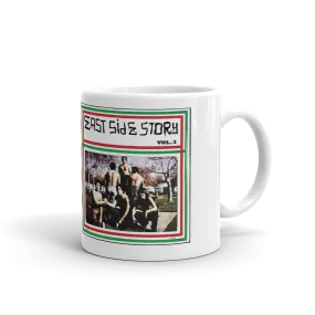 Eastside Story Mug Vol. 3 Coffee Mug 11oz. on white mug