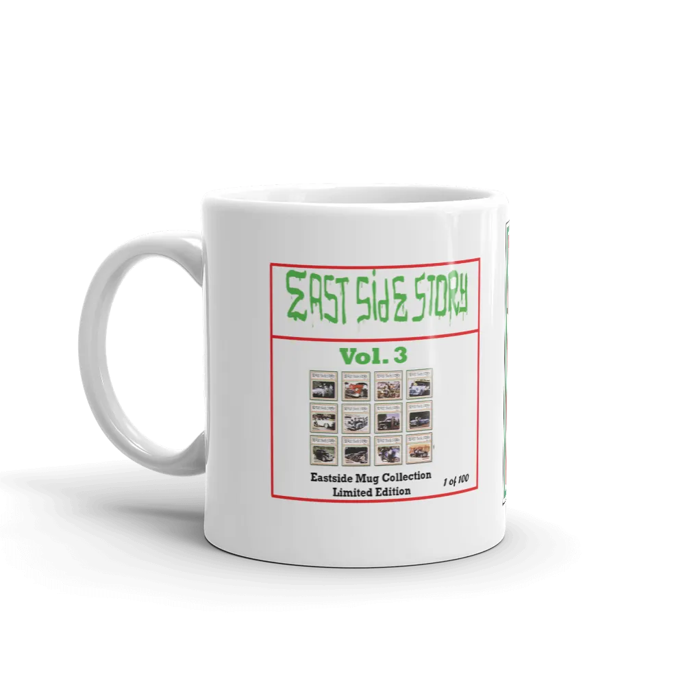 Eastside Story Mug Vol. 3 Coffee Mug 11oz. on white mug