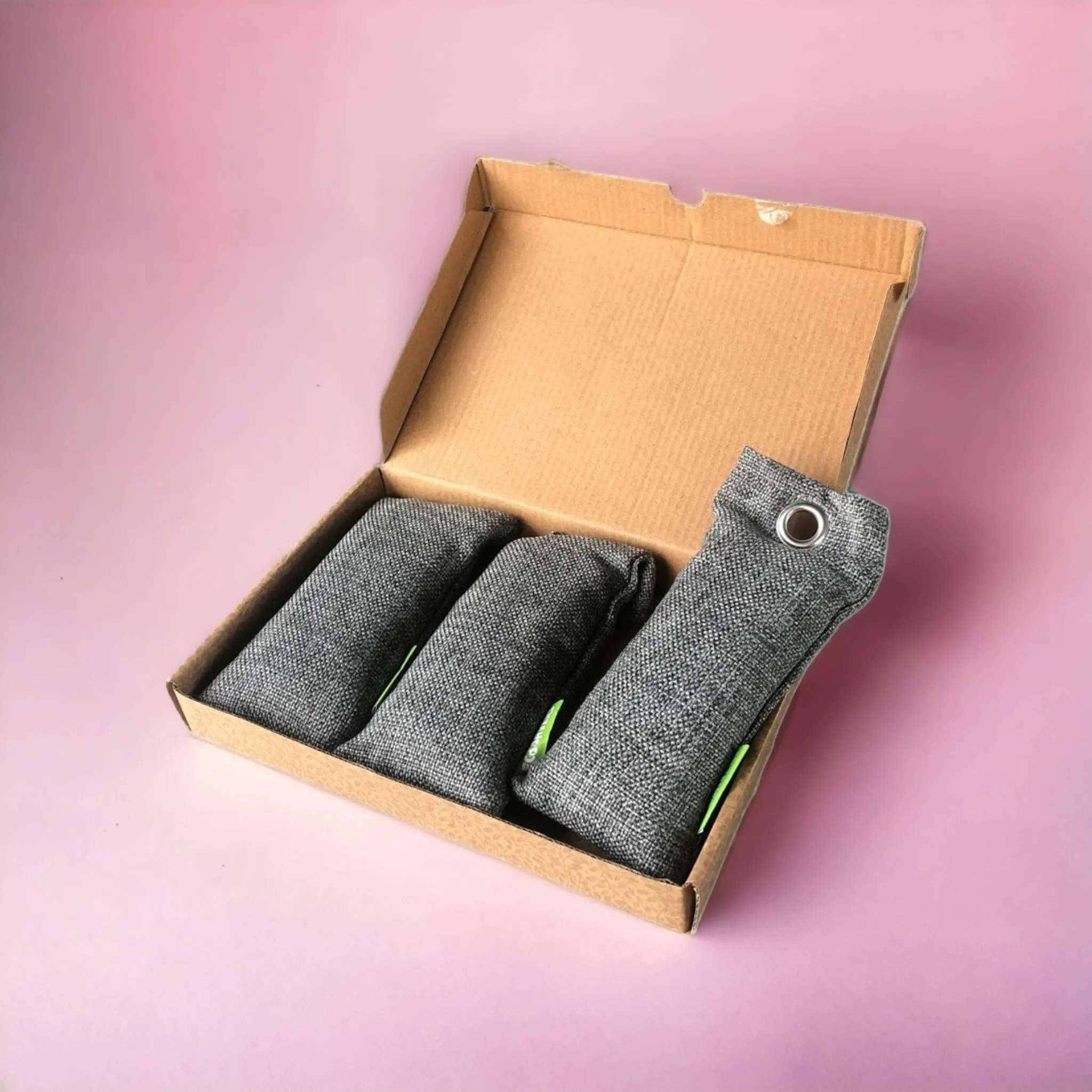 EcoSavers Bamboo Charcoal Air Purifying Bags - Set of 3