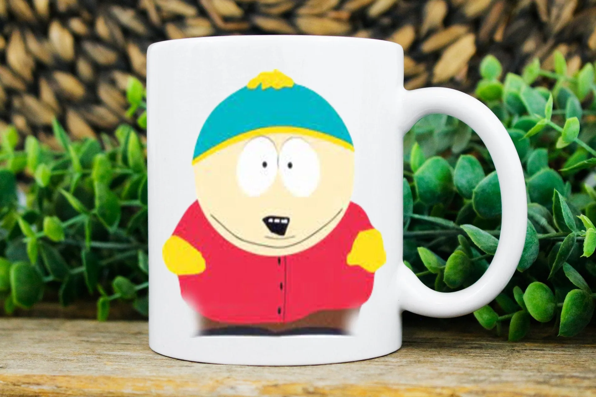 eric cartman looking suprised ,southpark mug ,11oz ceramic gift