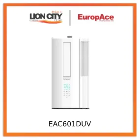 EuropAce EAC601DUV 6000 BTU Inverter Casement Air Conditioner with UV Air Purification