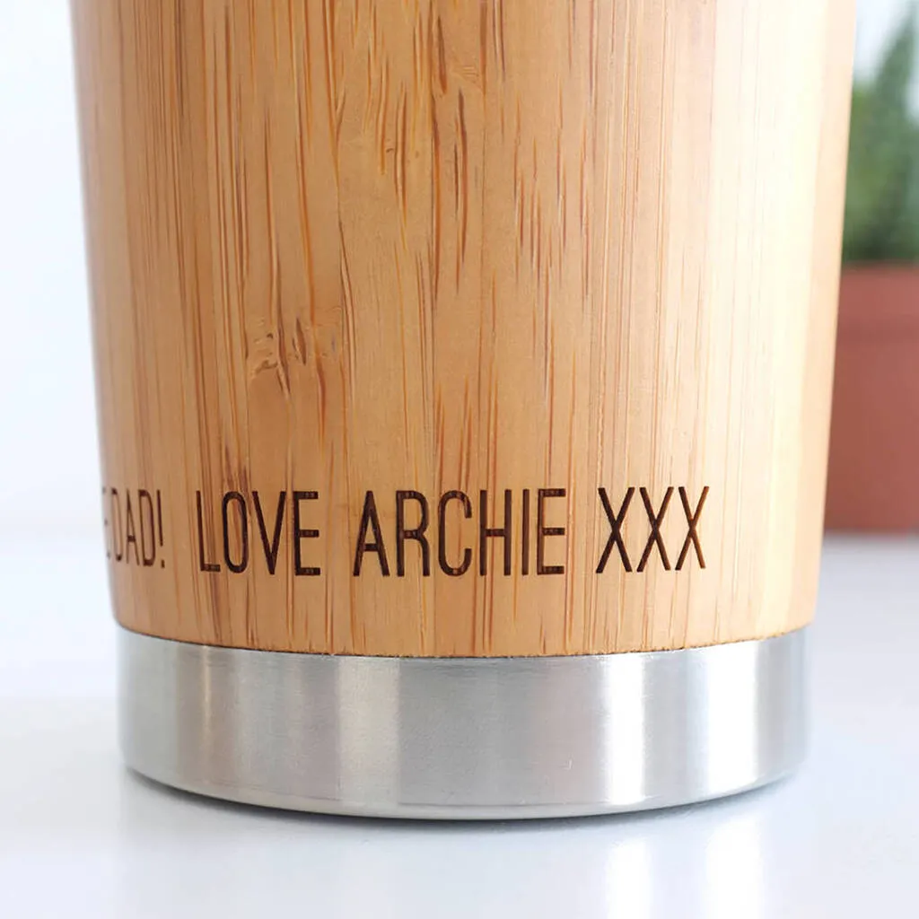 F1 Formula One Personalised Wooden Travel Mug