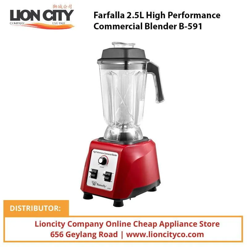 Farfalla 2.5L High Performance Commercial Blender B-591