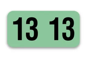 File Right Year Labels (Rolls) for Effortless Organization - Long-Lasting, Professional, Coded Colored Self Adhesive Year Labels for Efficient File Management - 1-1/2" × 3/4"