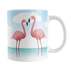 Flamingos in the Water Mug