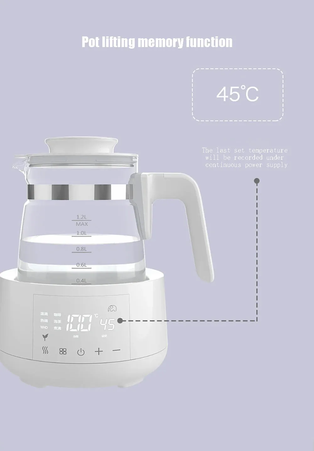 Formula Ready Baby Water Kettle