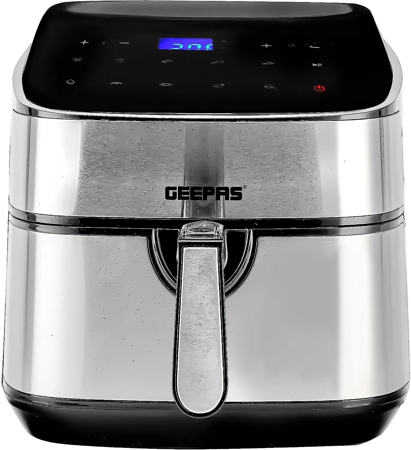 Geepas Vortex Digital Air Fryer 7.5 L Capacity With 5.5 L Inner Basket Digital Display Wit