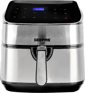 Geepas Vortex Digital Air Fryer 7.5 L Capacity With 5.5 L Inner Basket Digital Display Wit