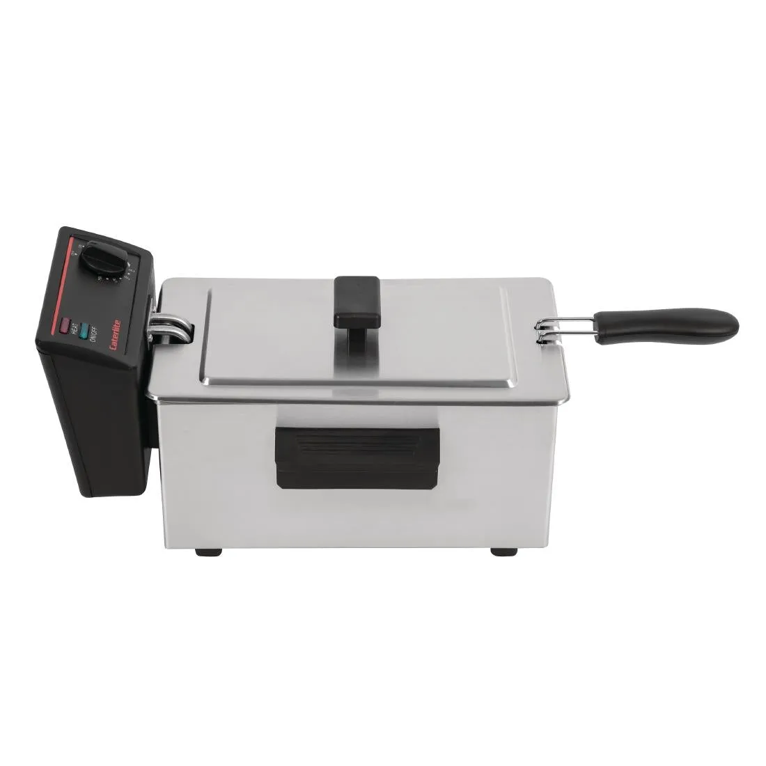 GG198 Caterlite Light Duty Single Tank Single Basket Countertop Electric Fryer 2kW