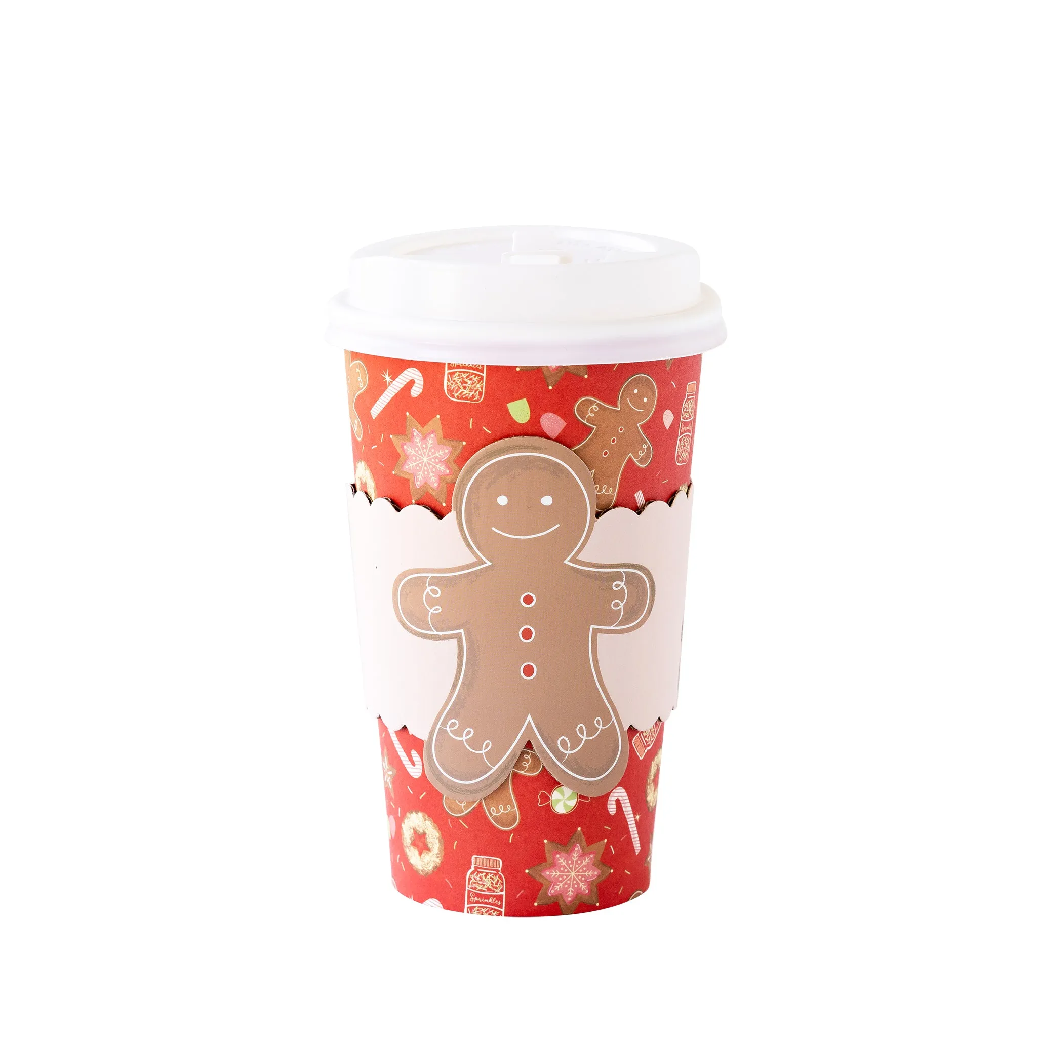 Gingerbread Man To-Go Cups 8 ct