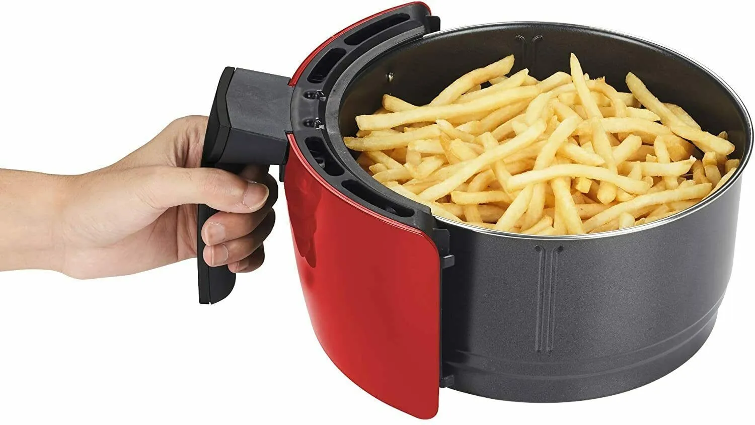 GoWISE 5-Quart Programmable Electric Air Fryer - Red