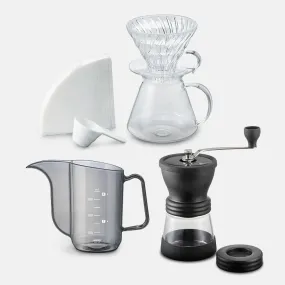 Hario Skerton N and Simply Hario V60 Glass Brewing Kit