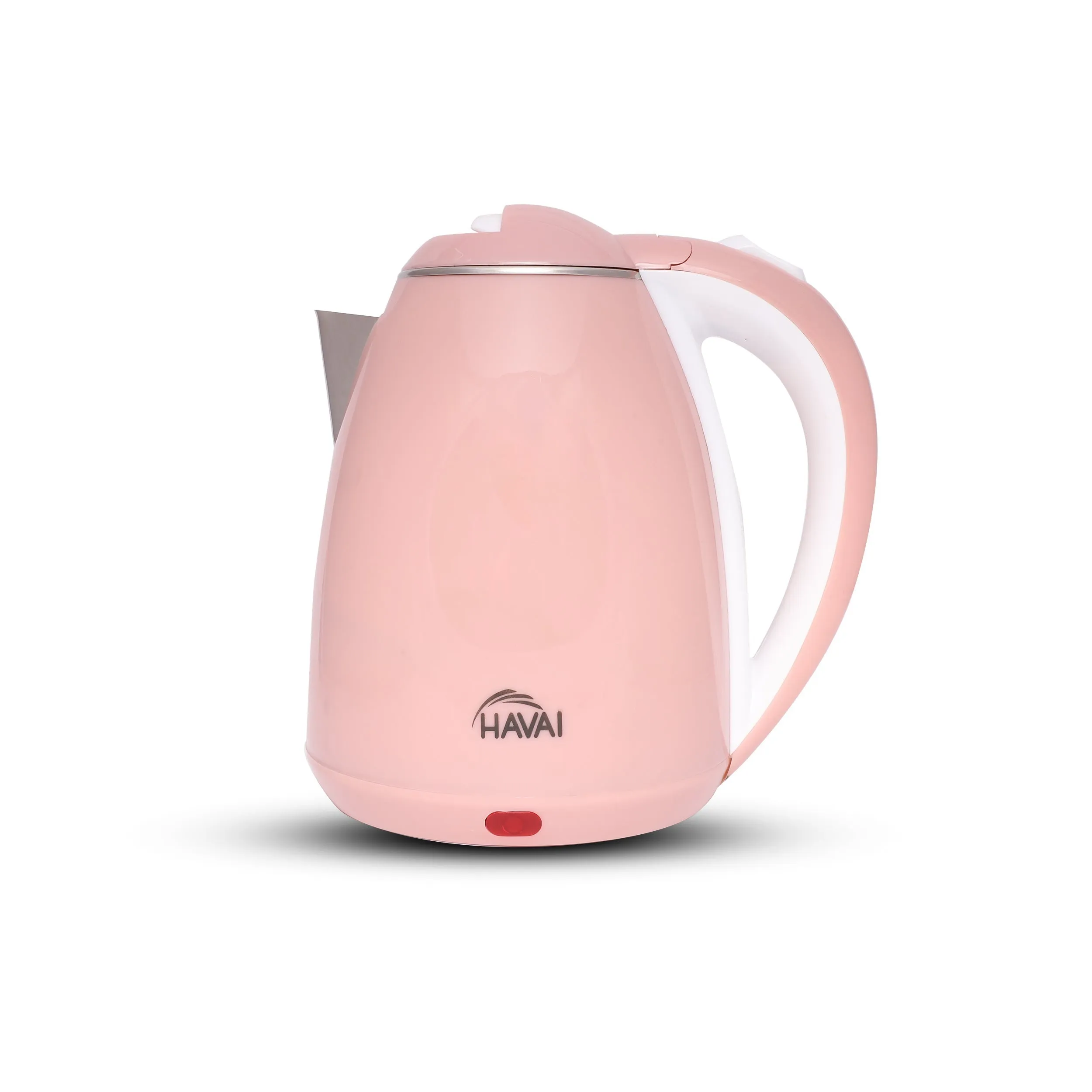 HAVAI Large Premium Electric Kettle 1.8L |Stainless Steel Inner Body | Auto Power Cut | Boil Dry Protection & Cool Touch Double Wall | Portable | 1500 Watts |1 Year Warranty - STAINLESS STEEL