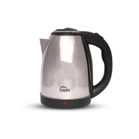 HAVAI Large Premium Electric Kettle 1.8L |Stainless Steel Inner Body | Auto Power Cut | Boil Dry Protection & Cool Touch Double Wall | Portable | 1500 Watts |1 Year Warranty - STAINLESS STEEL