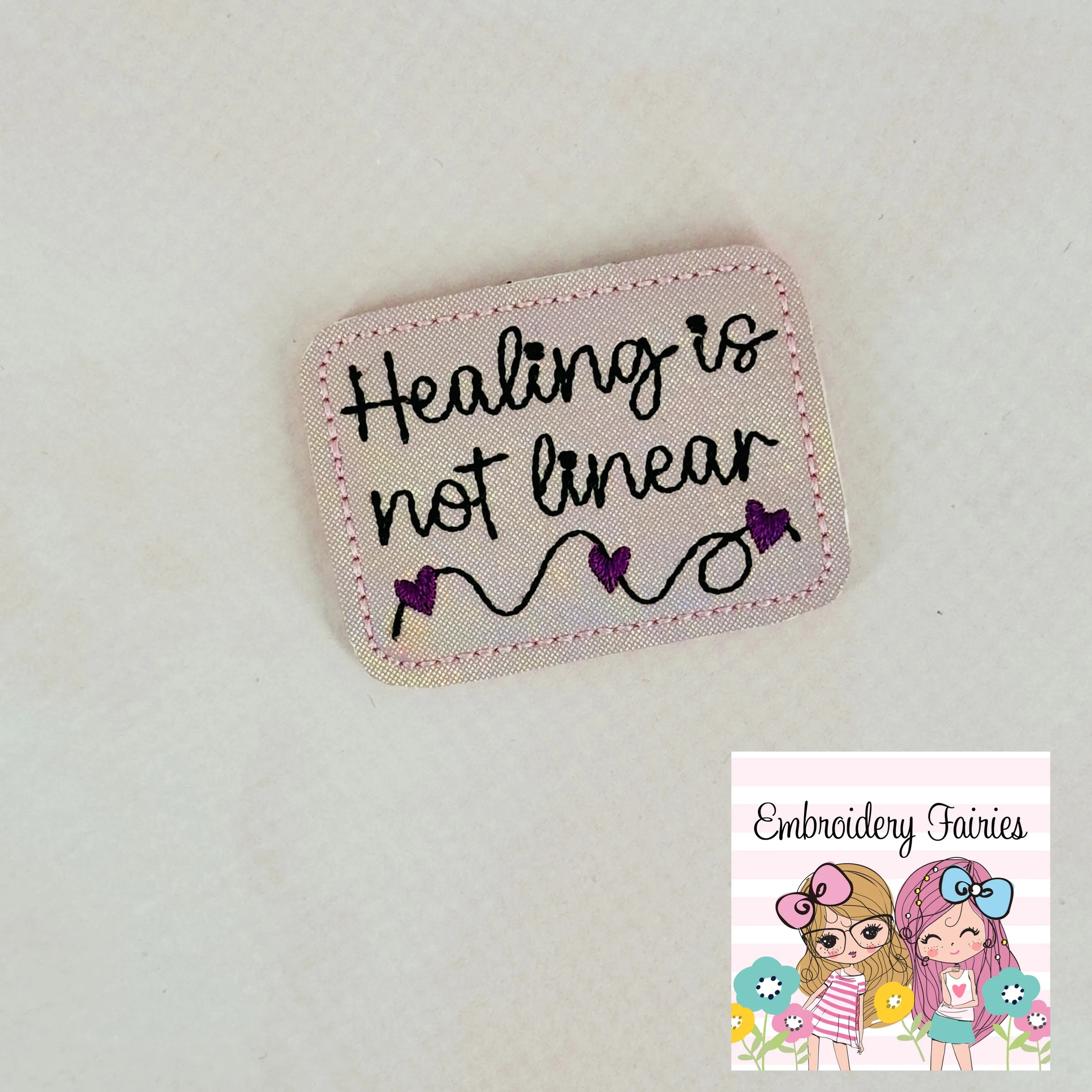 Healing Is Not Linear Feltie Design