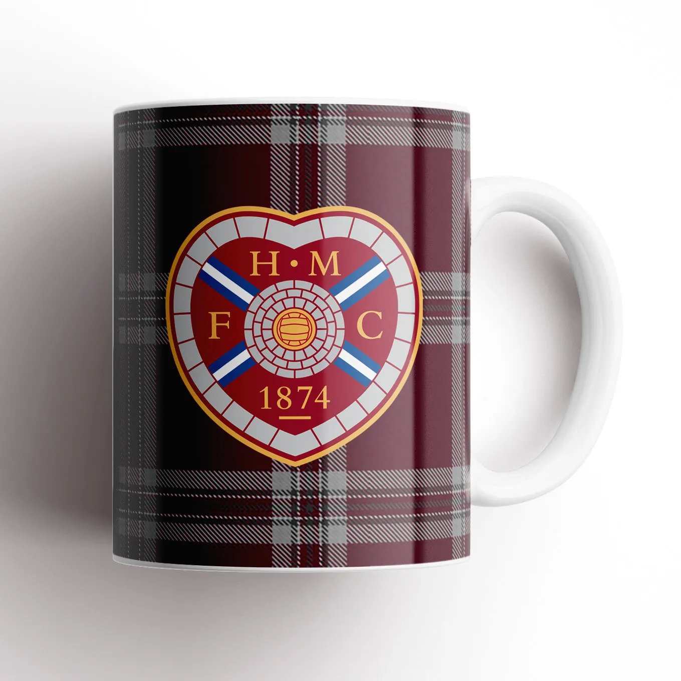 Hearts Tartan Mug