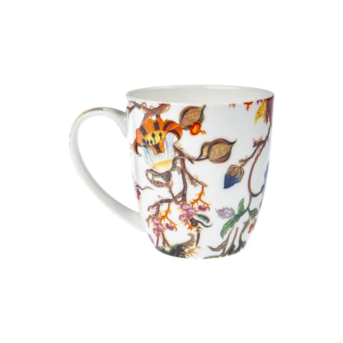 Heritage William Morris Anthina Bullet Tea & Coffee Mug White 350ml