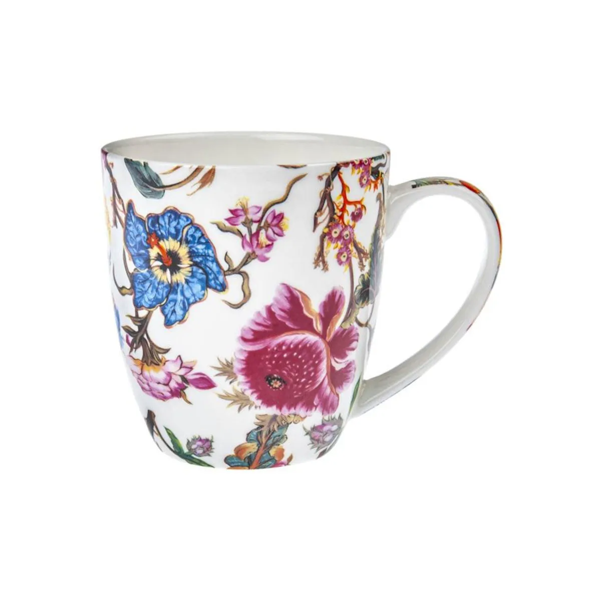 Heritage William Morris Anthina Bullet Tea & Coffee Mug White 350ml