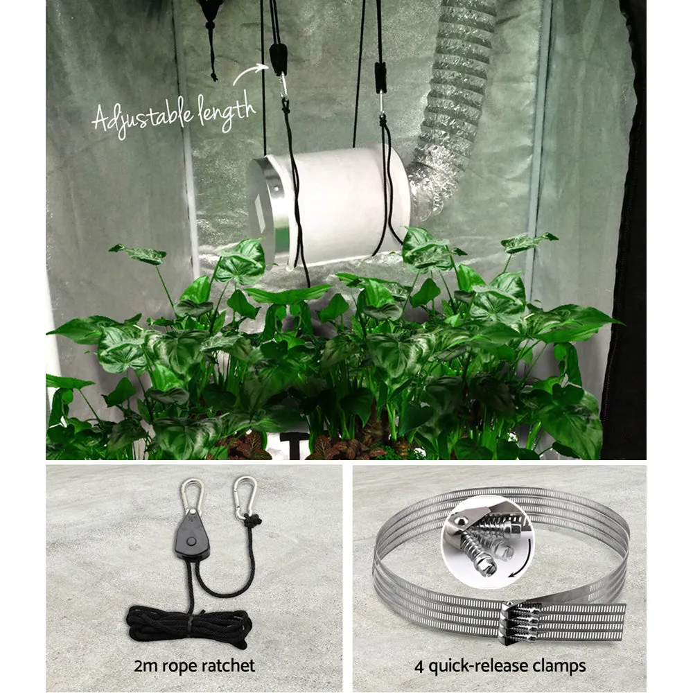 High-Efficiency Hydroponic Ventilation Kit with Fan & Filter - Greenfingers