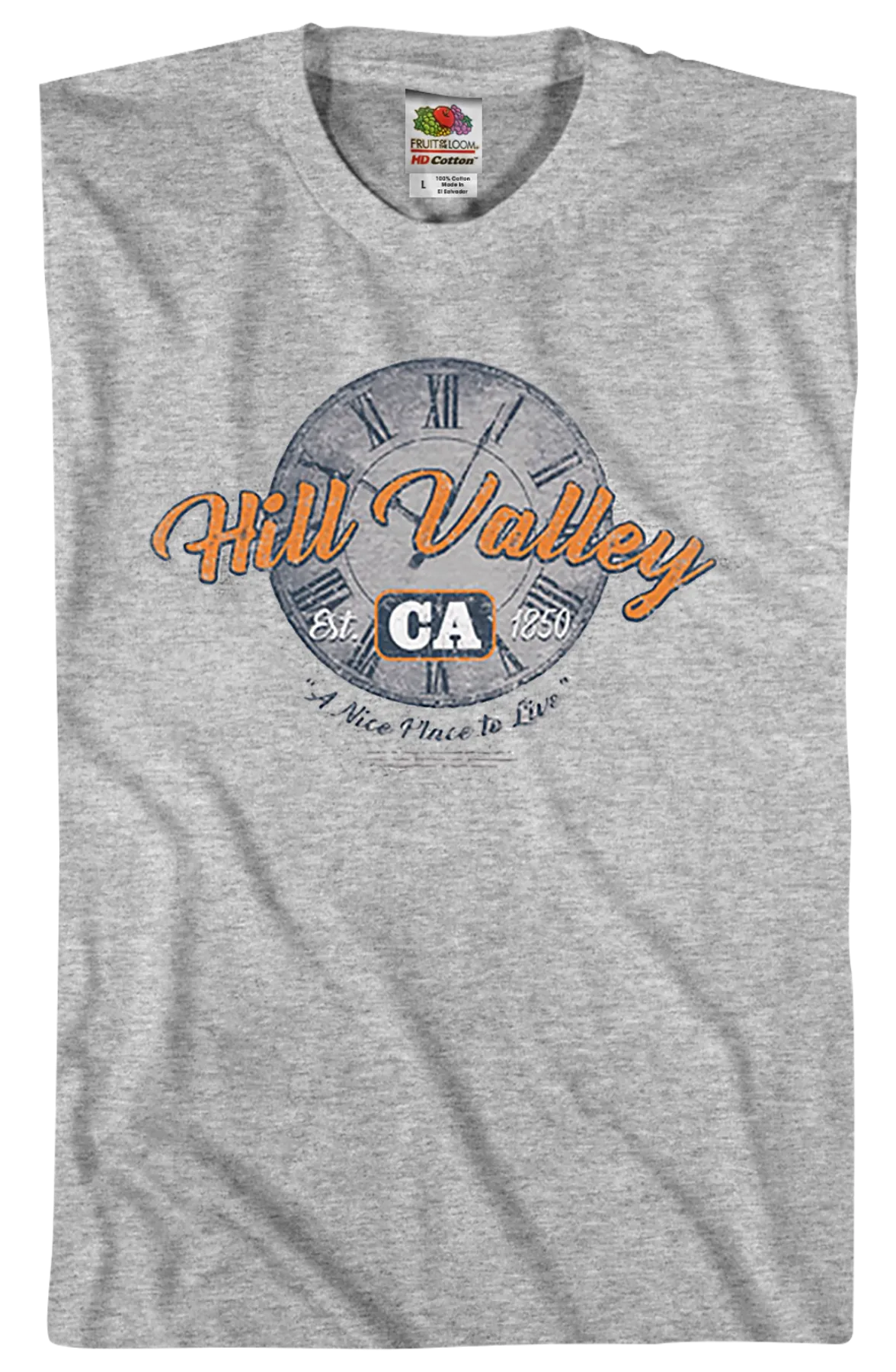 Hill Valley A Nice Place To Live Back To The Future T-Shirt